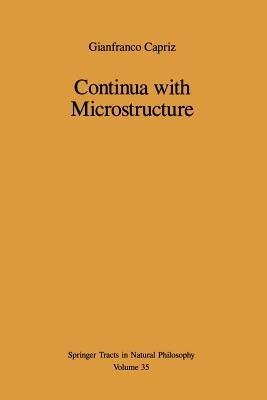 Continua with Microstructure - Gianfranco Capriz - cover