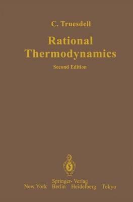 Rational Thermodynamics - C. Truesdell - cover