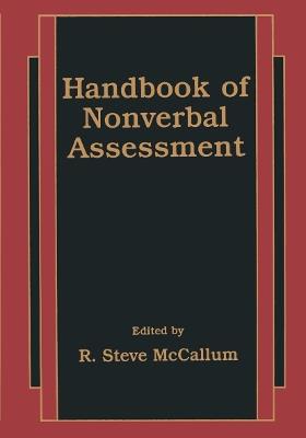 Handbook of Nonverbal Assessment - cover