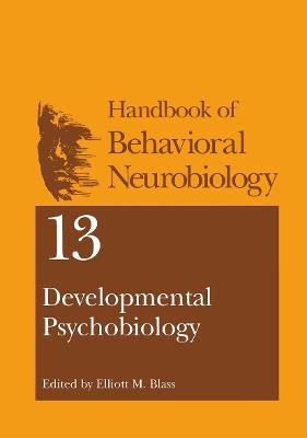 Developmental Psychobiology - cover