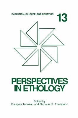 Perspectives in Ethology: Evolution, Culture, and Behavior - cover