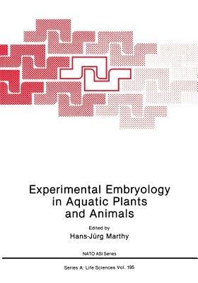 Experimental Embryology in Aquatic Plants and Animals - cover