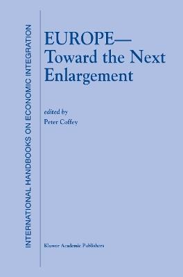 Europe — Toward the Next Enlargement - cover
