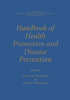 Handbook of Health Promotion and Disease Prevention - cover