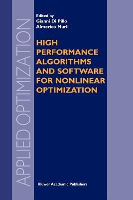 High Performance Algorithms and Software for Nonlinear Optimization - cover