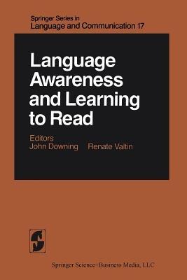 Language Awareness and Learning to Read - cover