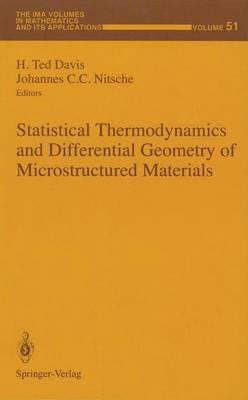 Statistical Thermodynamics and Differential Geometry of Microstructured Materials - cover