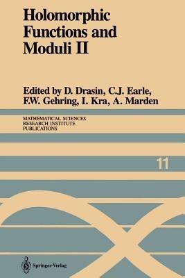 Holomorphic Functions and Moduli II: Proceedings of a Workshop held March 13–19, 1986 - cover
