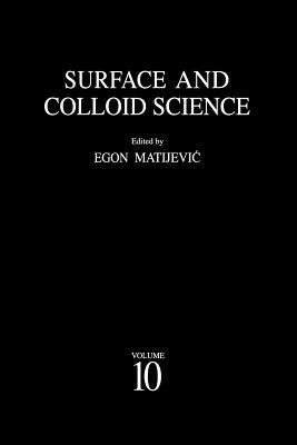 Surface and Colloid Science: Volume 10 - cover