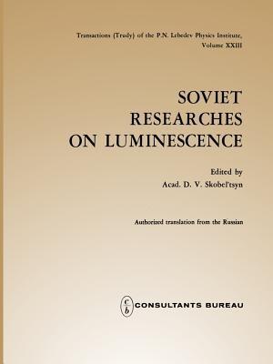 Soviet Researches on Luminescence - cover