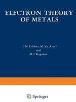 Electron Theory of Metals