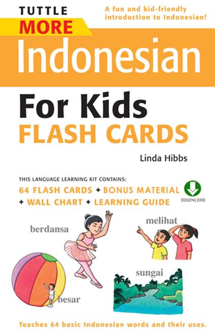 Tuttle More Indonesian for Kids Flash Cards - Linda Hibbs - ebook