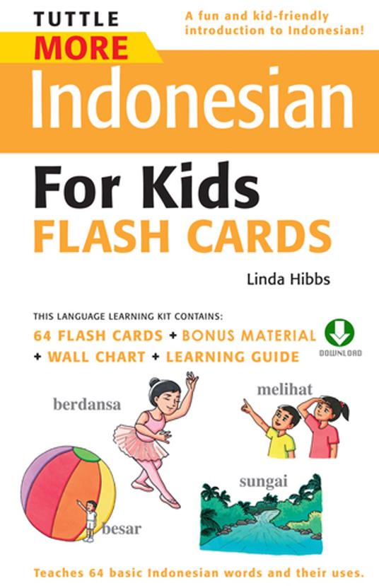 Tuttle More Indonesian for Kids Flash Cards - Linda Hibbs - ebook