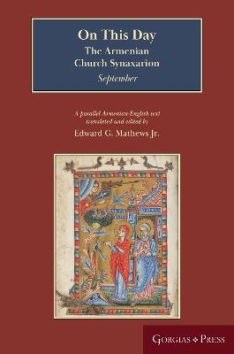 On This Day (September): The Armenian Church Synaxarion (Yaysmawurk') - cover