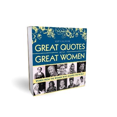 2027 Great Quotes From Great Women Boxed Calendar - Sourcebooks - cover