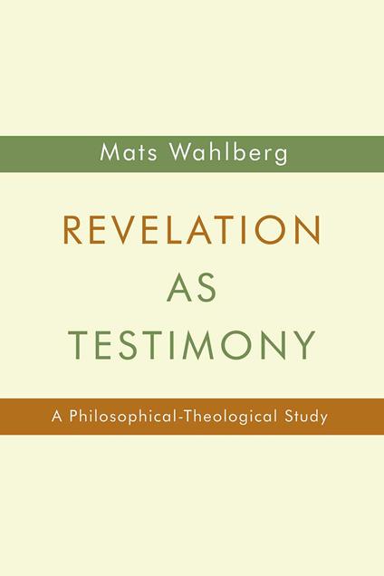 Revelation as Testimony