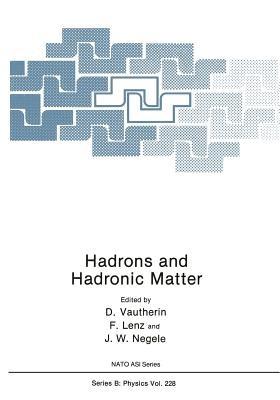 Hadrons and Hadronic Matter - cover