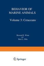 Behavior of Marine Animals: Current Perspectives in Research