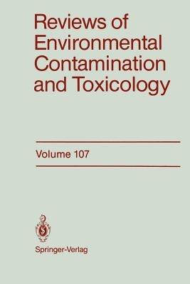 Reviews of Environmental Contamination and Toxicology: Continuation of Residue Reviews, United States Environmental Protection Agency Office of Drinking Water Health Advisories - cover