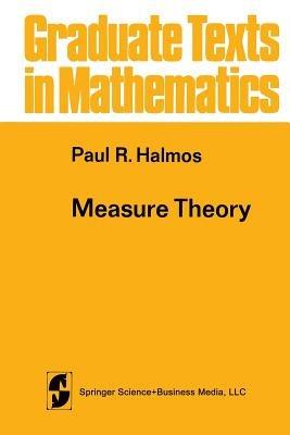 Measure Theory - Paul R. Halmos - cover