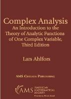 Complex Analysis: An Introduction to the Theory of Analytic Functions of One Complex Variable - Lars Ahlfors - cover