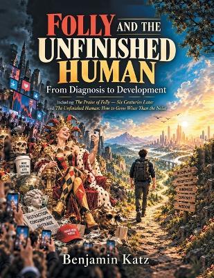 FOLLY AND THE UNFINISHED HUMAN From Diagnosis to Development: Two complementary books in one volume THE PRAISE OF FOLLY - SIX CENTURIES LATER and THE UNFINISHED HUMAN - HOW TO GROW WISER THAN THE NOISE - Benjamin Katz - cover