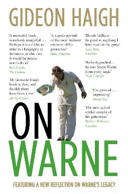 On Warne - Gideon Haigh - cover