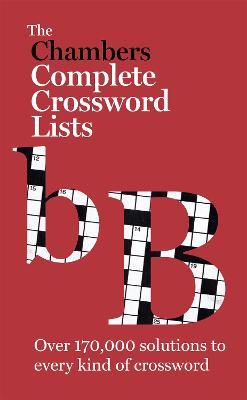 The Chambers Crossword Lists - New Edition: Book - Chambers - cover