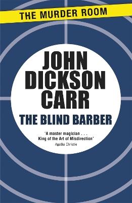 The Blind Barber - John Dickson Carr - cover