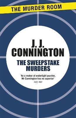 The Sweepstake Murders - J. J. Connington - cover