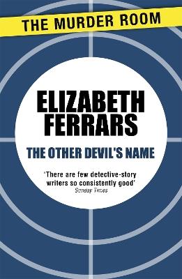 The Other Devil's Name - Elizabeth Ferrars - cover