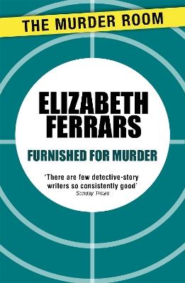 Furnished for Murder - Elizabeth Ferrars - cover