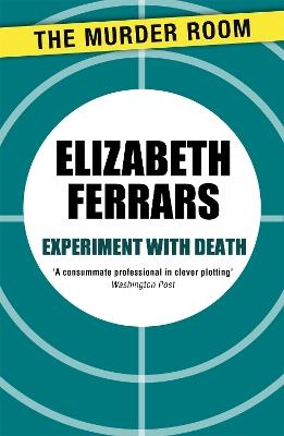 Experiment with Death - Elizabeth Ferrars - cover