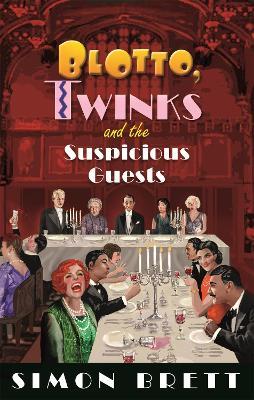 Blotto, Twinks and the Suspicious Guests - Simon Brett - cover