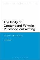 The Unity of Content and Form in Philosophical Writing: The Perils of Conformity - Jon Stewart - cover