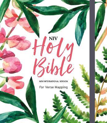 NIV Bible for Journalling and Verse-Mapping: Floral - New International Version - cover
