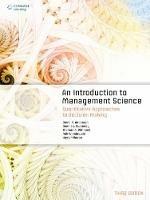 An Introduction to Management Science: Quantitative Approaches to Decision Making - David Anderson,Dennis Sweeney,Thomas Williams - cover
