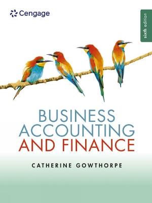 Business Accounting & Finance - Catherine Gowthorpe - cover