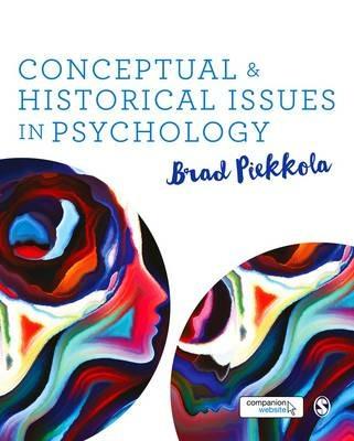 Conceptual and Historical Issues in Psychology - Brad Piekkola - cover
