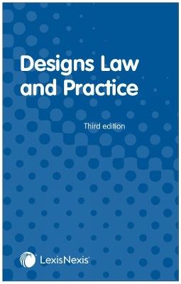 Designs Law and Practice - Jeremy Drew,Team at RPC - cover
