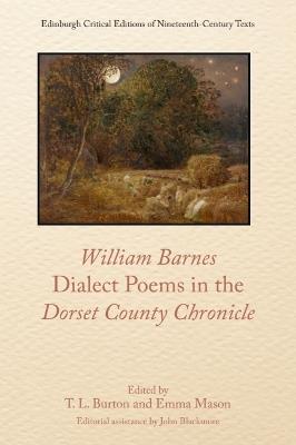 William Barnes, Dialect Poems in the Dorset County Chronicle - cover