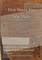 24 DIVISION 17 Infantry Brigade, Brigade Machine Gun Company: 29 June 1915 - 28 February 1918 (First World War, War Diary, WO95/2209/1)