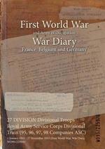 27 DIVISION Divisional Troops Royal Army Service Corps Divisional Train (95, 96, 97, 98 Companies ASC): 1 January 1915 - 27 November 1915 (First World War, War Diary, WO95/2259/6)