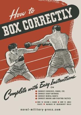 How to Box Correctly - John J Romano - cover