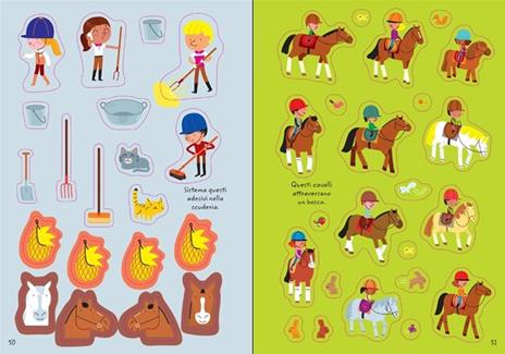 1000 adesivi di cavalli e pony. Ediz. illustrata - Lucy Bowman,Adrien Siroy - 3