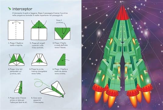 100 astronavi di carta da piegare. Ediz. illustrata - Jerome Martin,Andy Tudor - 2