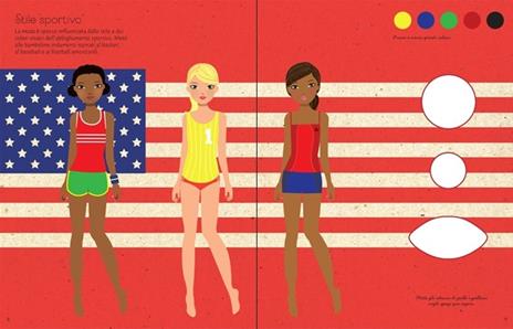 Collezione New York. Vesto le bamboline. Con adesivi. Ediz. illustrata - Fiona Watt,Stella Baggott - 3