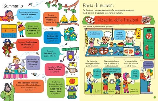 Frazioni e decimali. Sollevo e scopro. Ediz. illustrata - Rosie Dickins,Enrica Rusinà - 2