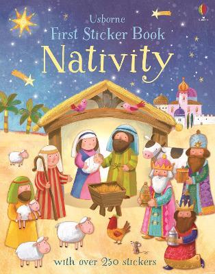 First Sticker Book Nativity - Felicity Brooks - cover