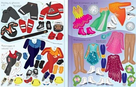 Pattinatrici. Vesto le bamboline. Con adesivi. Ediz. a colori - Fiona Watt - 5